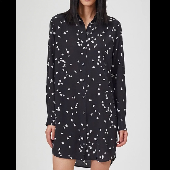 Equipment silk star black dress - Picture 2 of 7